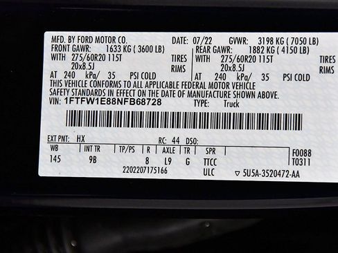 Used 2022 Ford F150 Platinum w/ Equipment Group 701A High image 18