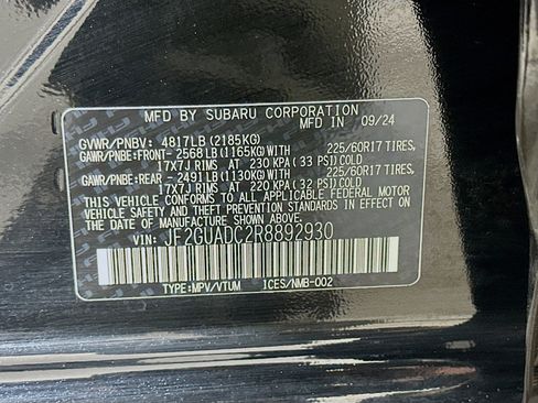 Used 2024 Subaru Crosstrek 2.0i Premium image 12