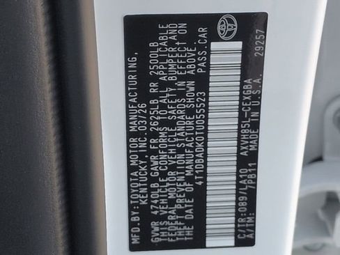 New 2026 Toyota Camry XLE image 32