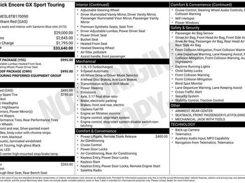 New 2026 Buick Encore GX Sport Touring w/ Comfort Package AWD/4WD image 38