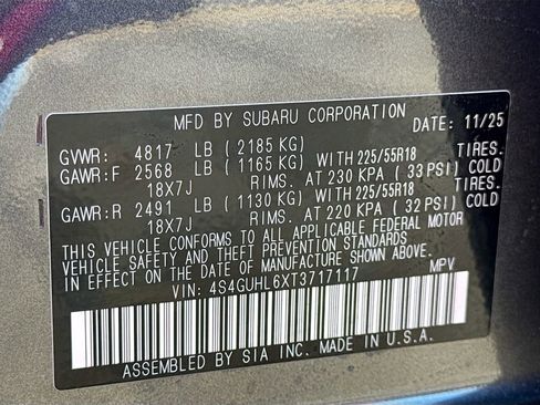New 2026 Subaru Crosstrek 2.5i Limited w/ Crosstrek Mirror Package AWD/4WD image 39