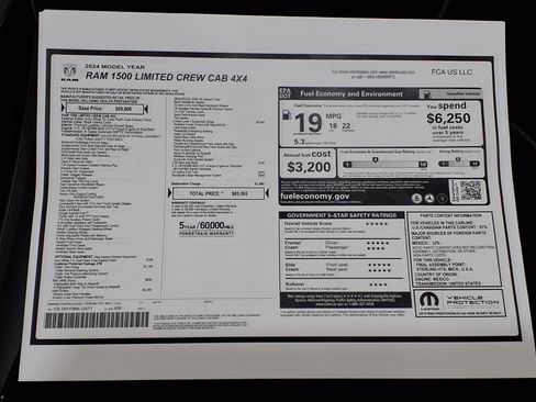 Used 2024 RAM 1500 Limited AWD/4WD image 26