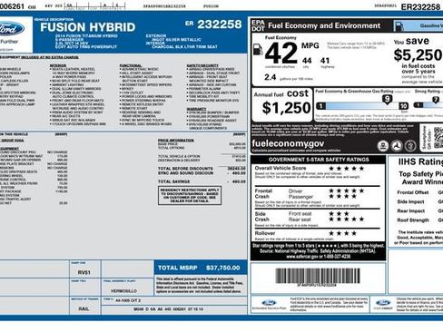 Used 2014 Ford Fusion Titanium FWD image 1