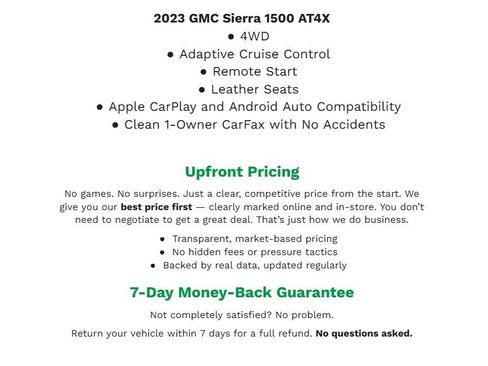 Used 2023 GMC Sierra 1500 AT4X image 2