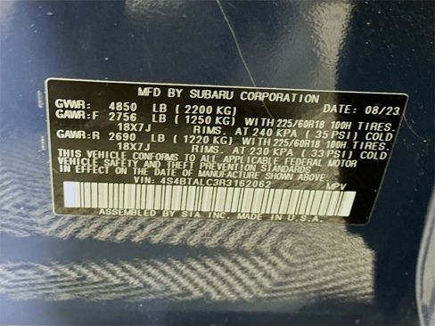 Certified 2024 Subaru Outback Onyx Edition image 38