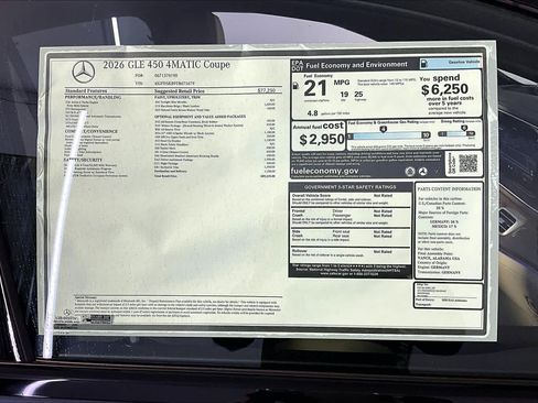 New 2026 Mercedes-Benz GLE 450 4MATIC Coupe image 18