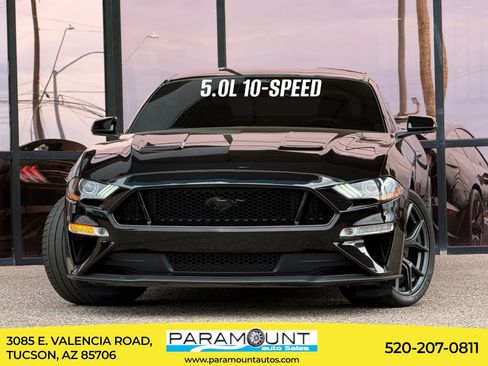 Used 2021 Ford Mustang GT Premium w/ Carbon Sport Interior Package RWD image 1