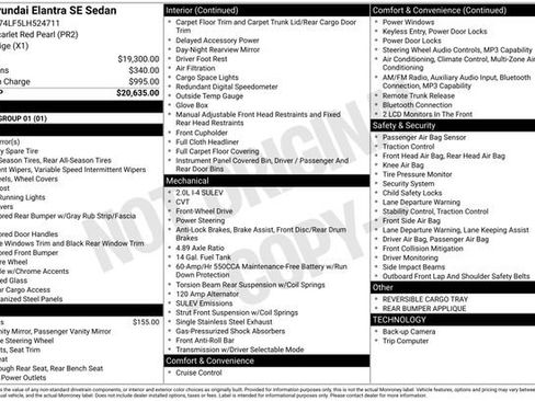 Used 2020 Hyundai Elantra SE FWD image 10