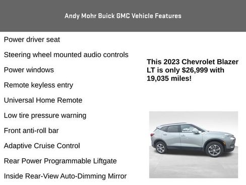 Used 2023 Chevrolet Blazer LT w/ Convenience Package image 12