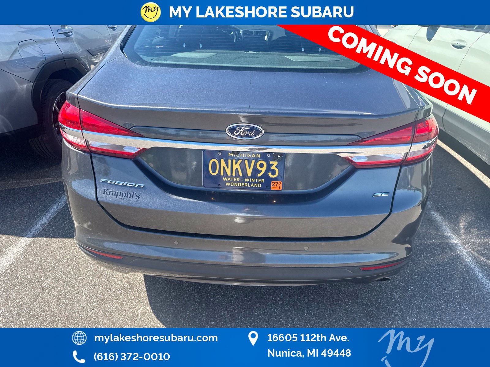 Used 2017 Ford Fusion SE w/ Fusion SE Technology Package FWD image 8