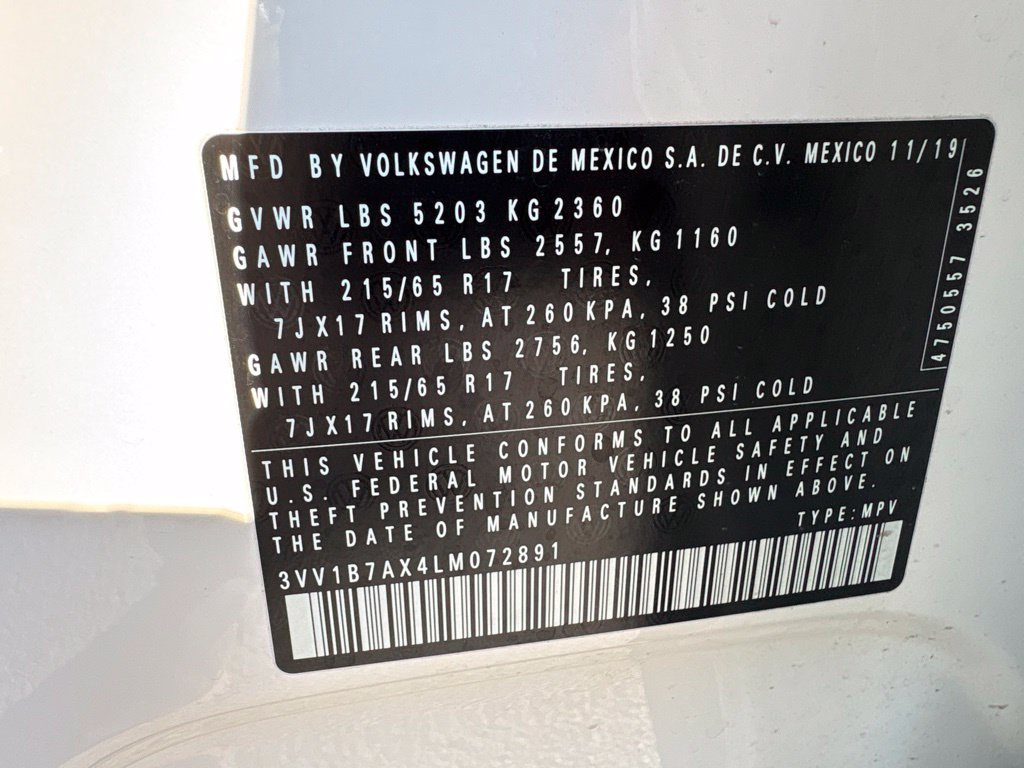 Used 2020 Volkswagen Tiguan S FWD image 20