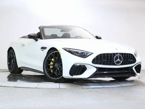 Used 2022 Mercedes-Benz SL 55 AMG 4MATIC w/ Driver Assistance Package image 1