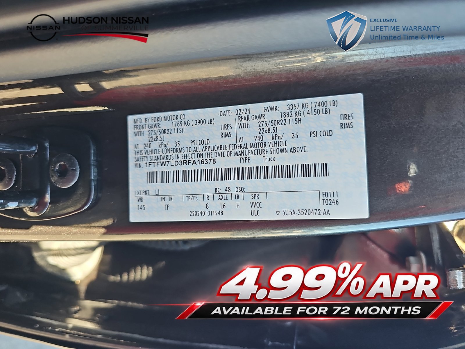 Used 2024 Ford F150 Platinum w/ Equipment Group 703A Plus AWD/4WD image 34