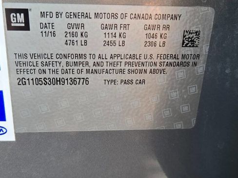 Used 2017 Chevrolet Impala LT w/ Leather Package image 28