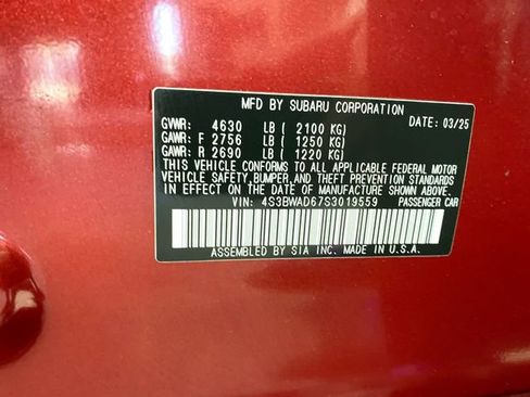 Used 2025 Subaru Legacy Premium w/ Popular Package #1A image 37