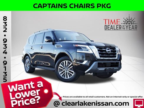 Used 2022 Nissan Armada SL w/ Captain's Chairs Package image 1