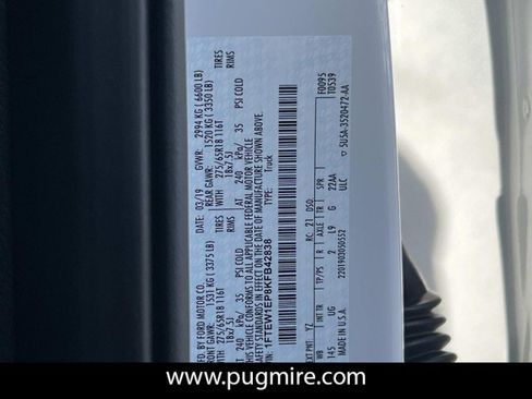 Used 2019 Ford F150 XLT w/ Equipment Group 302A Luxury image 34