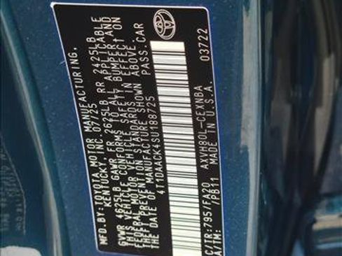 Certified 2025 Toyota Camry LE FWD image 23