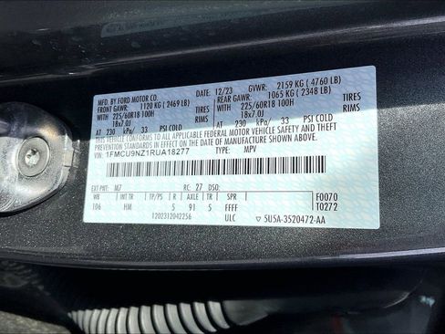 Used 2024 Ford Escape ST-Line Select w/ Tech Pack #1 image 3