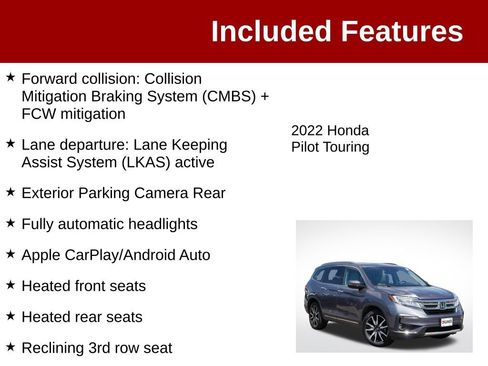 Used 2022 Honda Pilot Touring image 4