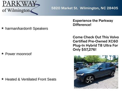 Certified 2025 Volvo XC60 T8 Ultra w/ Protection Package Premier AWD/4WD image 6