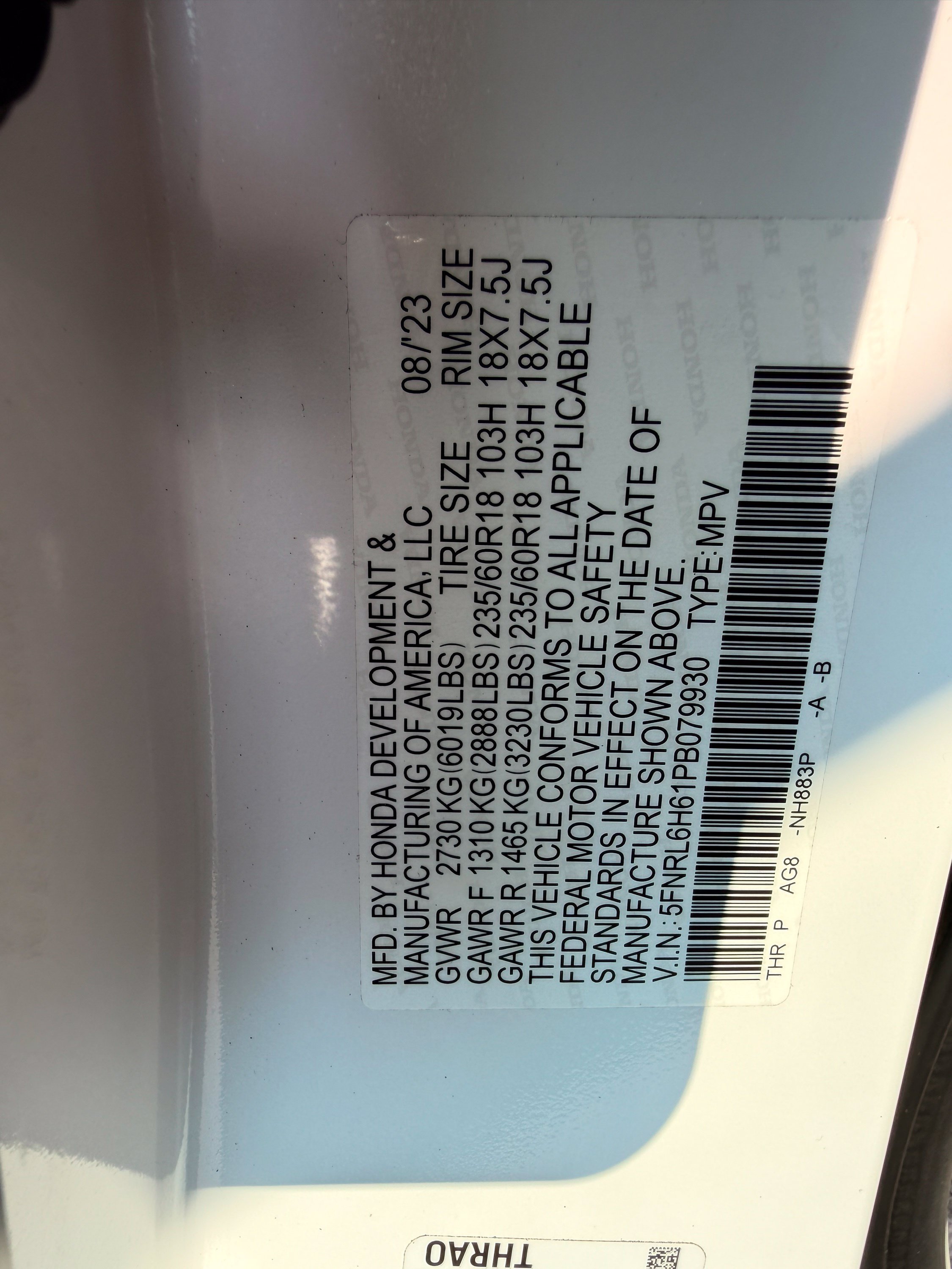 Used 2023 Honda Odyssey EX-L image 39
