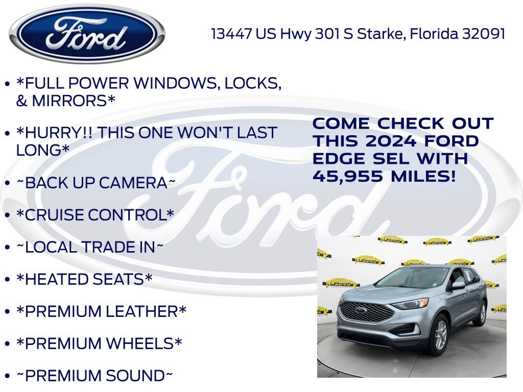 Certified 2024 Ford Edge SEL AWD/4WD image 12