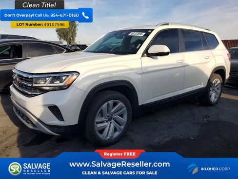 Used 2021 Volkswagen Atlas SEL image 1
