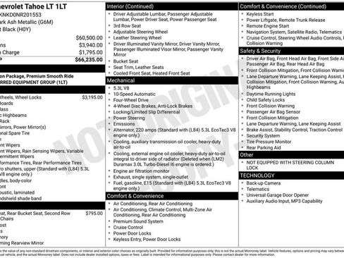 Used 2022 Chevrolet Tahoe LT AWD/4WD image 8
