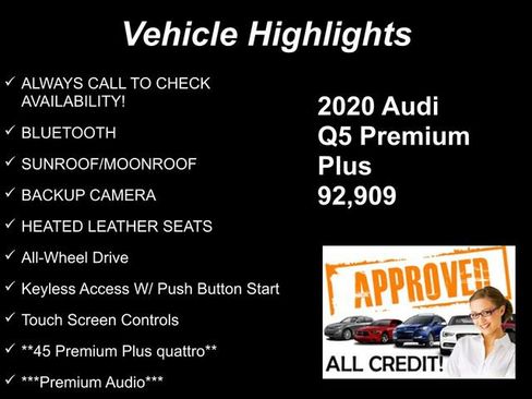Used 2020 Audi Q5 2.0T Premium Plus w/ Premium Plus Package AWD/4WD image 9