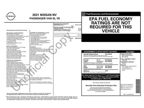 Used 2021 Nissan NV 3500 SL RWD image 4