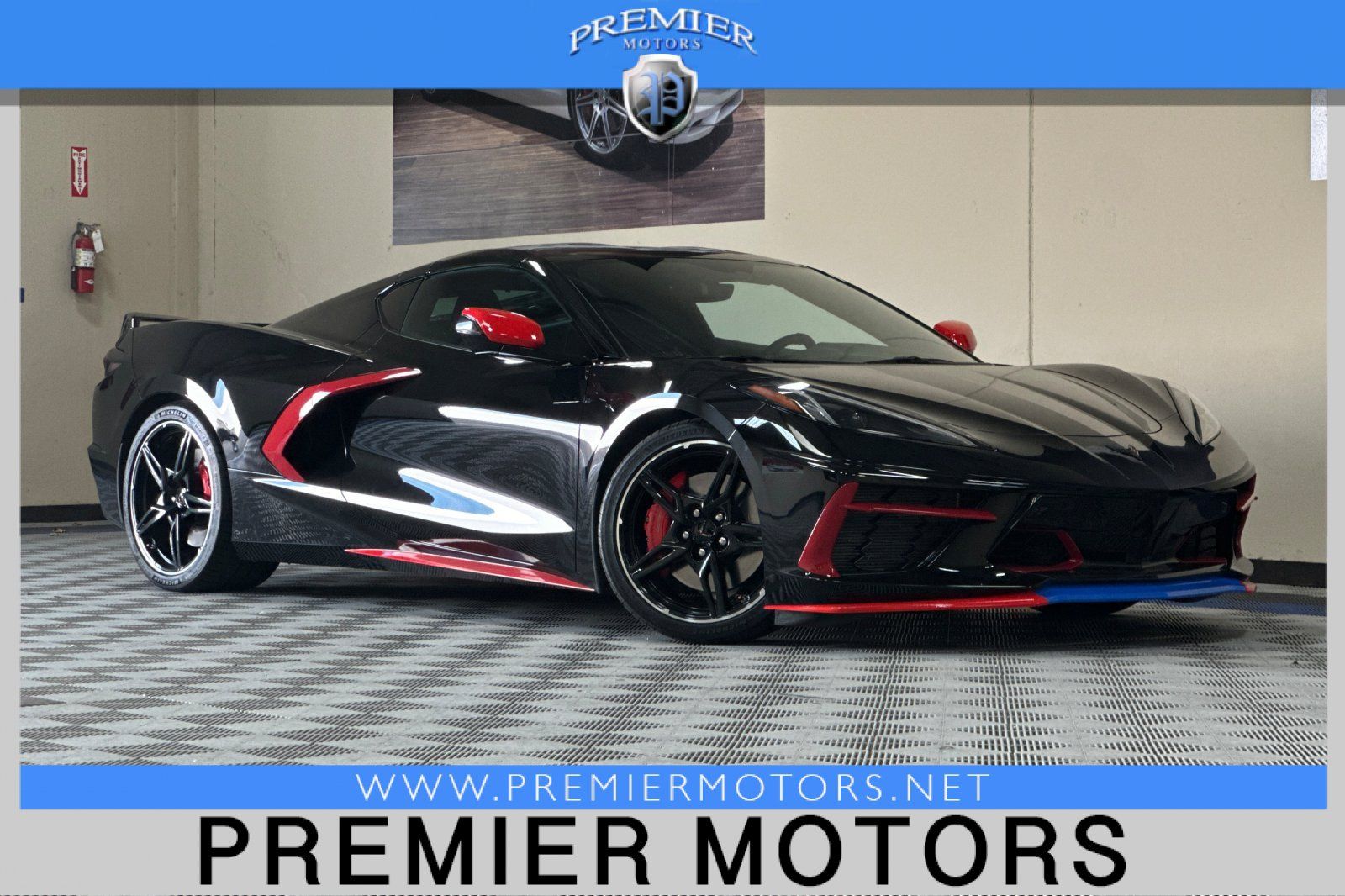 Used 2022 Chevrolet Corvette Stingray Premium Cpe w/ Z51 Performance Package RWD image 1