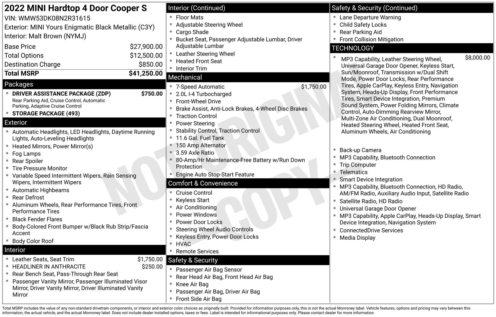 Used 2022 MINI Cooper S w/ Driver Assistance Package FWD image 4