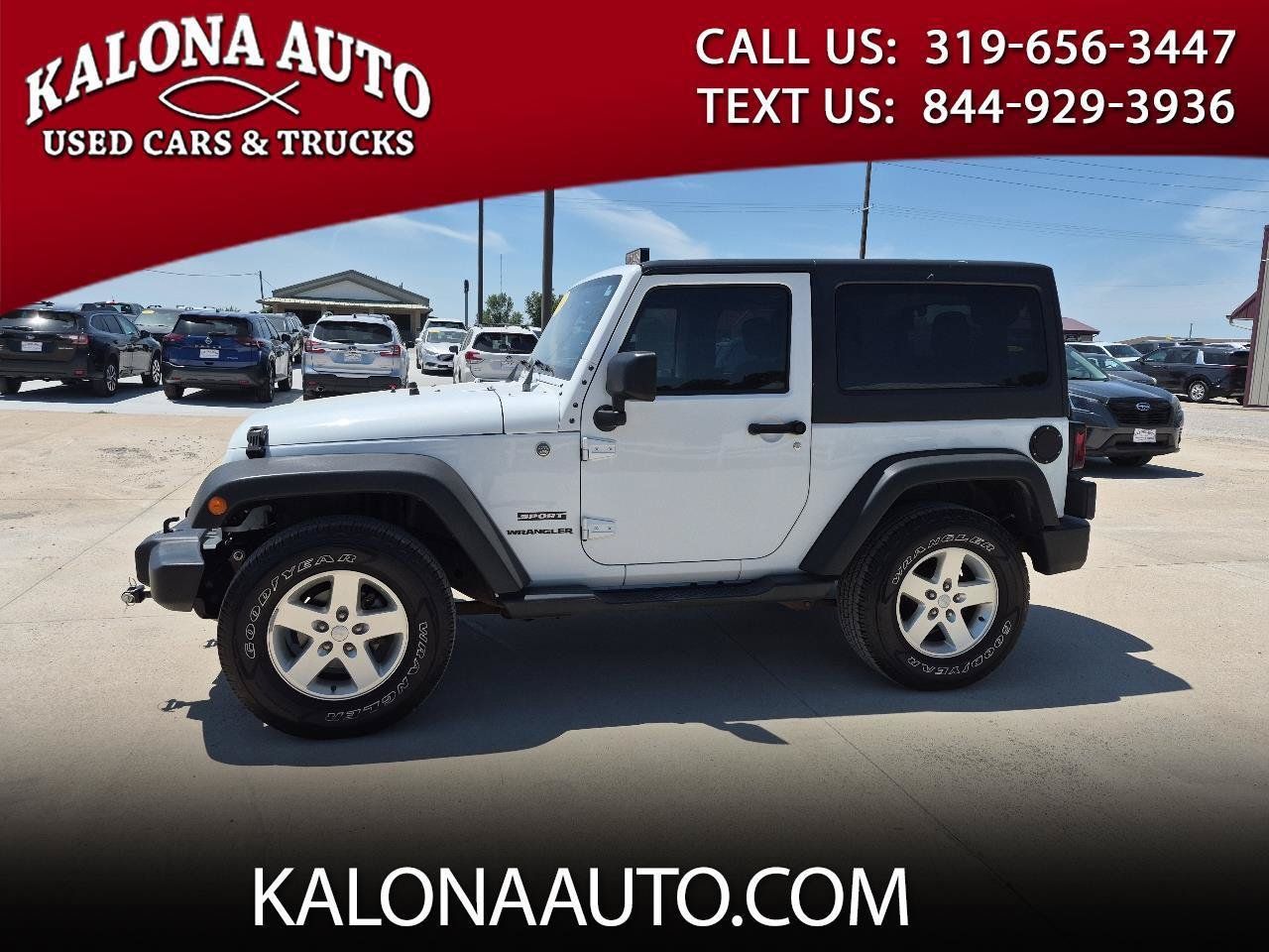 Used 2014 Jeep Wrangler Sport w/ Quick Order Package 24S AWD/4WD image 1