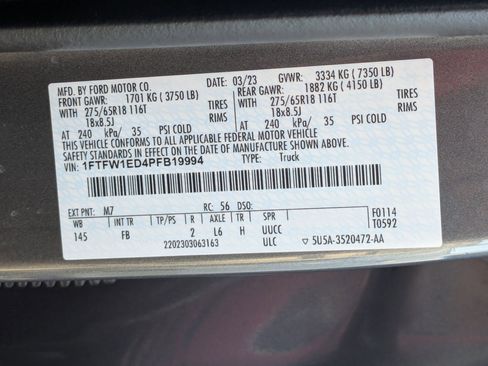 Used 2023 Ford F150 XLT w/ Equipment Group 302A High image 33