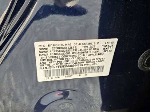 Used 2016 Honda Pilot EX-L image 18