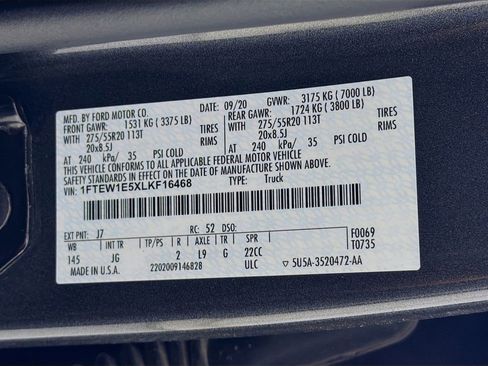 Used 2020 Ford F150 XL w/ Equipment Group 101A Mid image 27