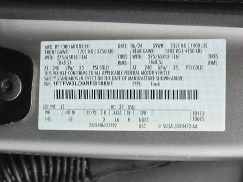 Used 2024 Ford F150 XLT w/ Equipment Group 302A MID AWD/4WD image 24