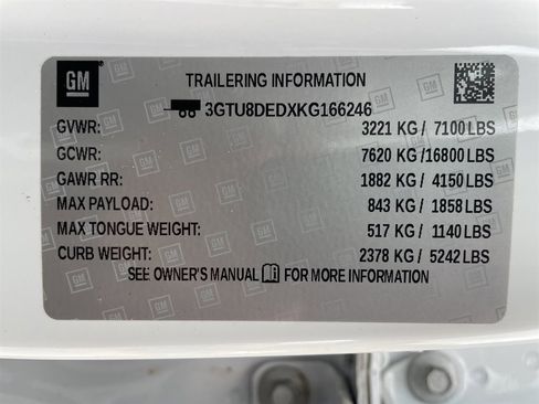 Used 2019 GMC Sierra 1500 SLT w/ SLT Premium Plus Package image 45