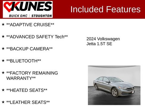 Used 2024 Volkswagen Jetta SE FWD image 2