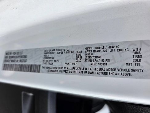 Used 2023 RAM ProMaster 3500 w/ Convenience Group image 26