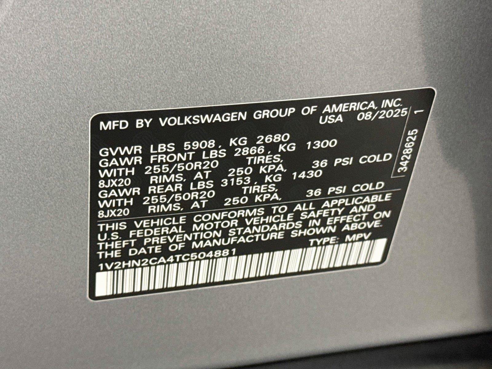 Used 2026 Volkswagen Atlas SE AWD/4WD image 31