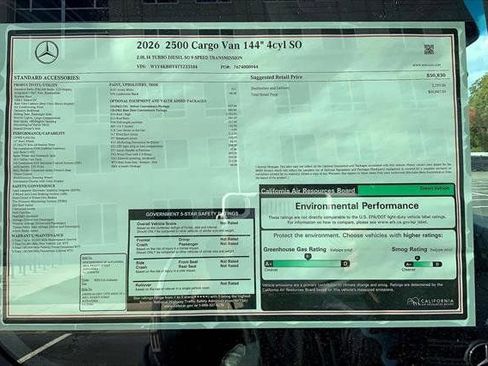 New 2026 Mercedes-Benz Sprinter 144 Cargo image 35