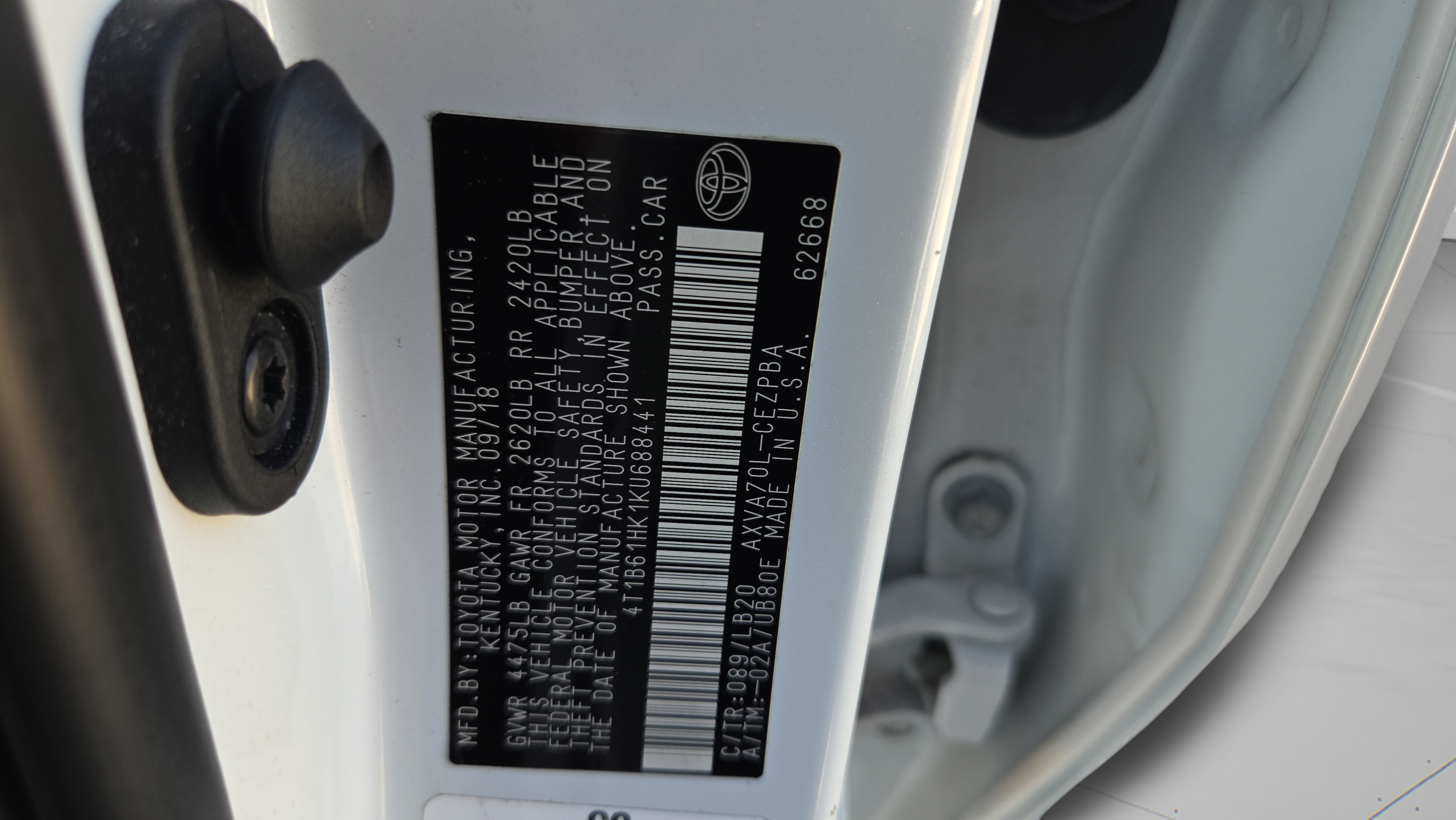 Used 2019 Toyota Camry XSE w/ Driver Assist Package FWD image 20