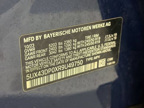 Used 2024 BMW X3 sDrive30i w/ Convenience Package RWD image 23