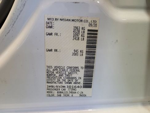 Used 2021 Nissan Altima 2.5 SL image 33