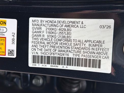 New 2026 Honda Accord Touring image 32