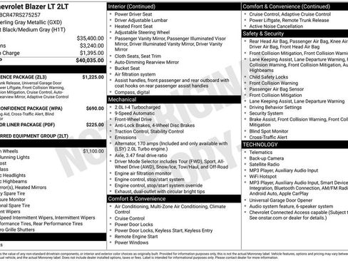 Used 2024 Chevrolet Blazer LT w/ Convenience Package FWD image 4