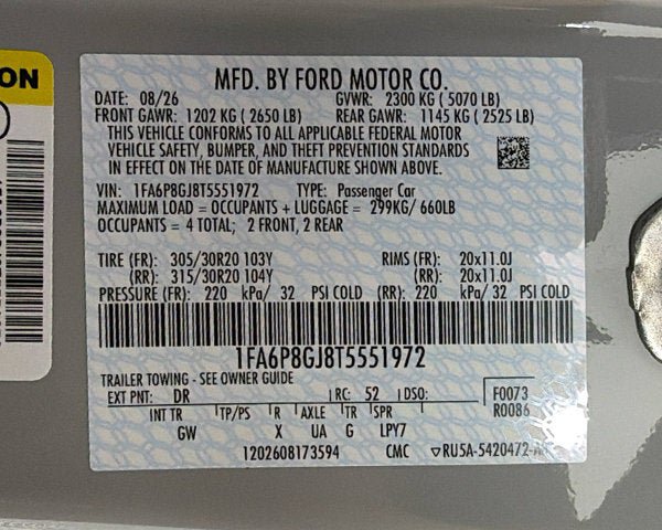 New 2026 Ford Mustang Dark Horse SC RWD image 14