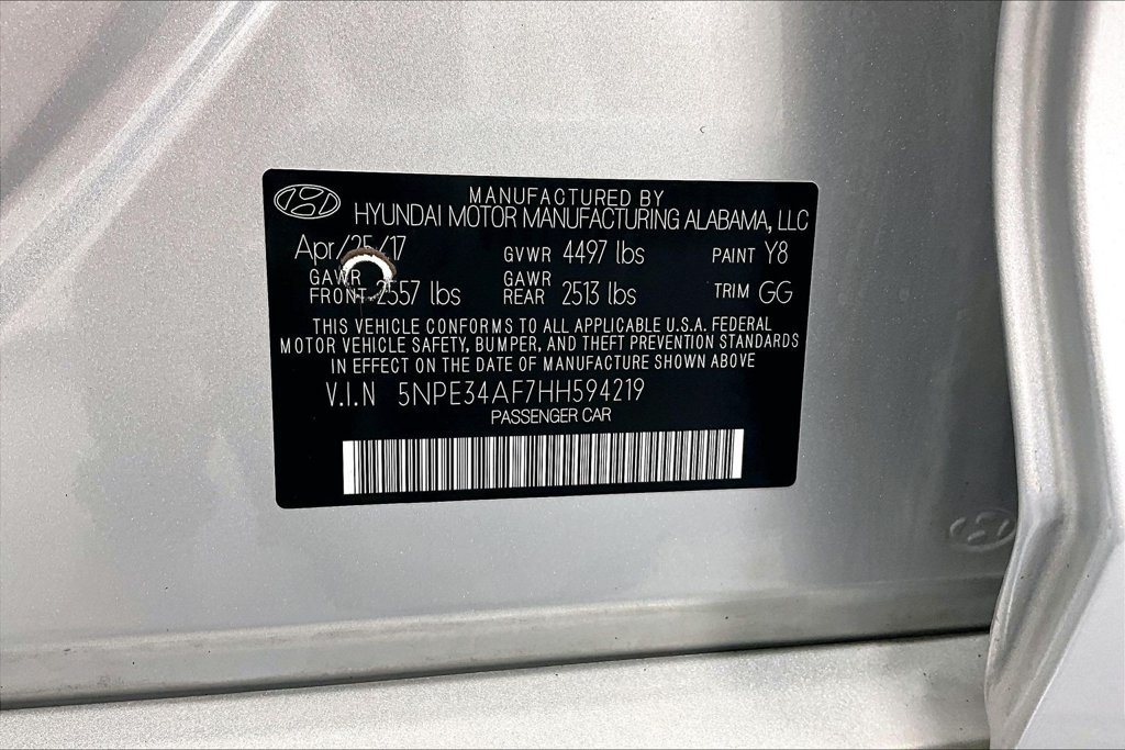 Used 2017 Hyundai Sonata Sport w/ Value Edition Package 02 FWD image 37
